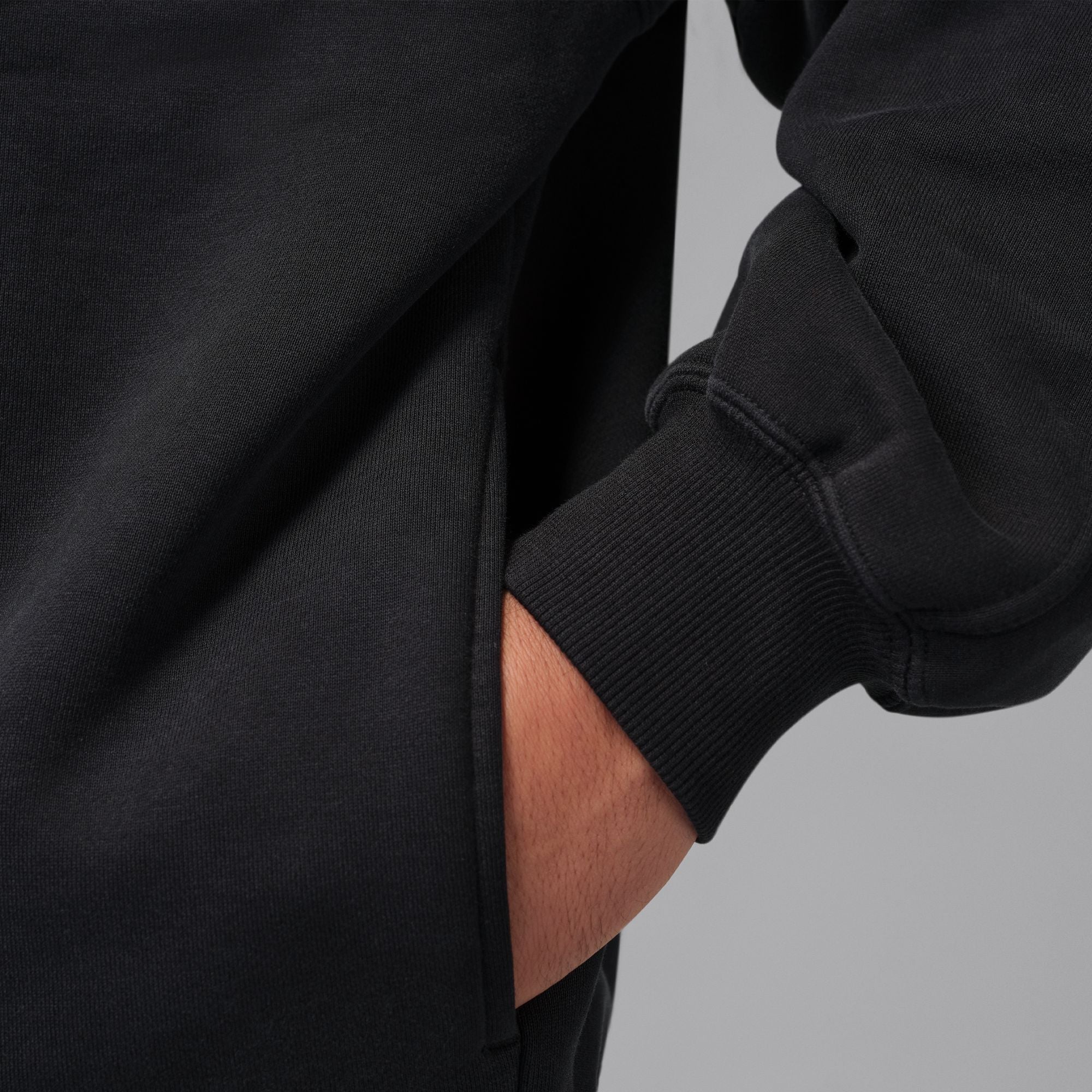 Air Jordan Mens Fleece 1/4 Zip - Black